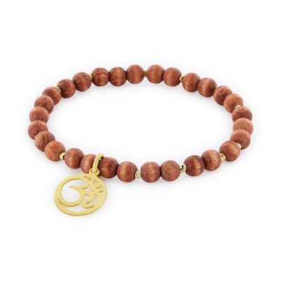 Stretch-Armband OM braun