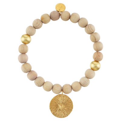VINTAGE WOOD – Armband RISING SUN natur