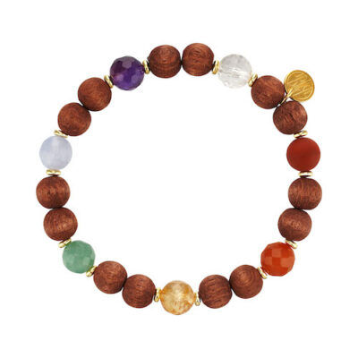 Armband Vintage Wood 7 CHAKRAS